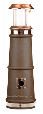 Lighthouse Birdhouse Outback Brown
